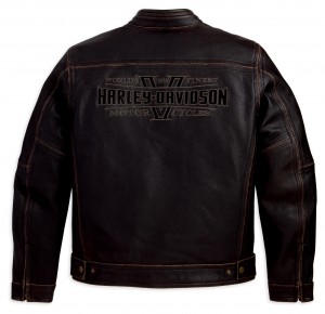 Men's Steadfast Leather Jacket BACK 97029_11VMB