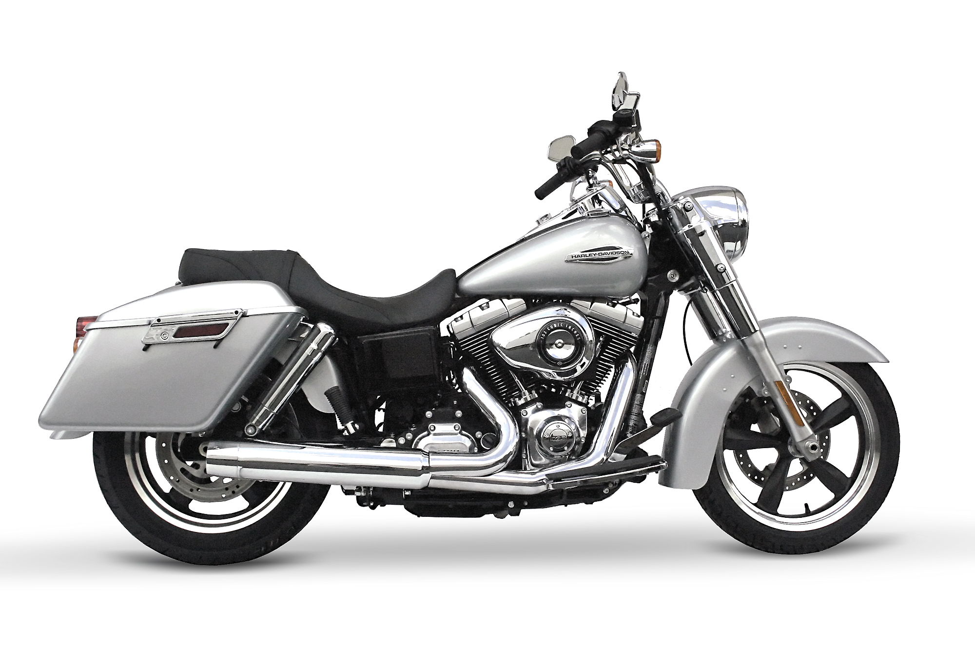 POWERFLOW III TWO INTO ONE EXHAUST FOR 2012 HARLEY-DAVIDSON DYNA